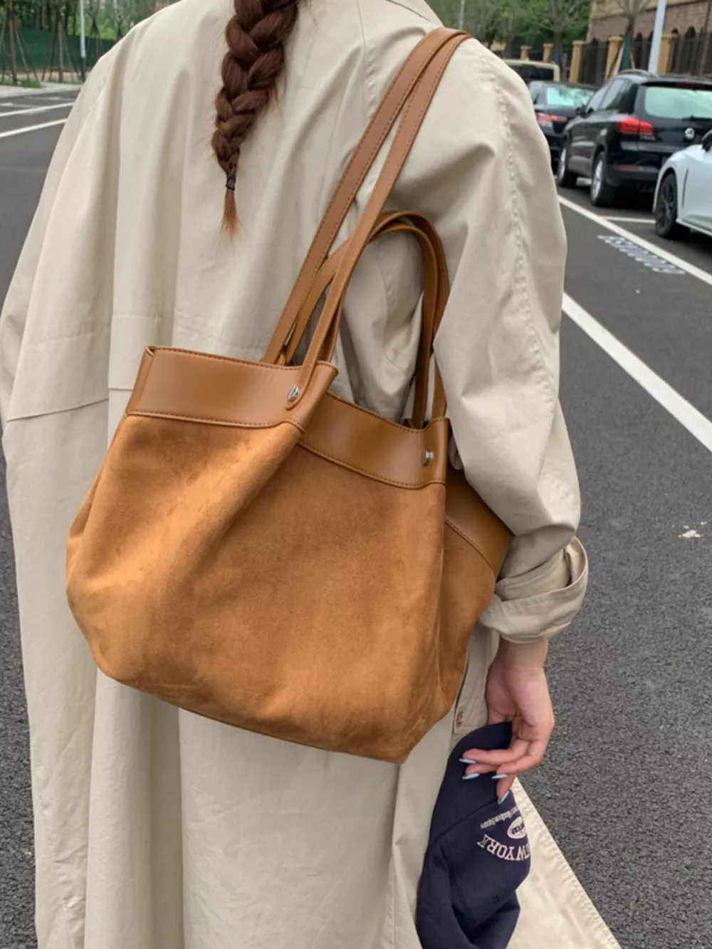 Lightweight Classic Color Tote Bag, image 14
