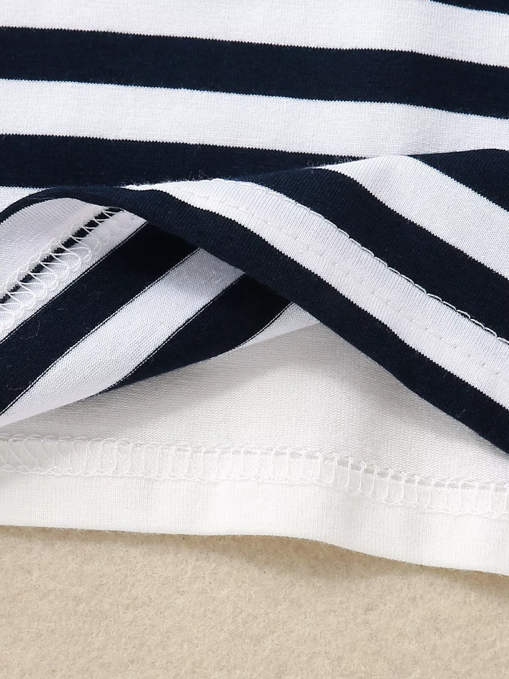Children's Striped T-shirt and Shorts Set, image 3