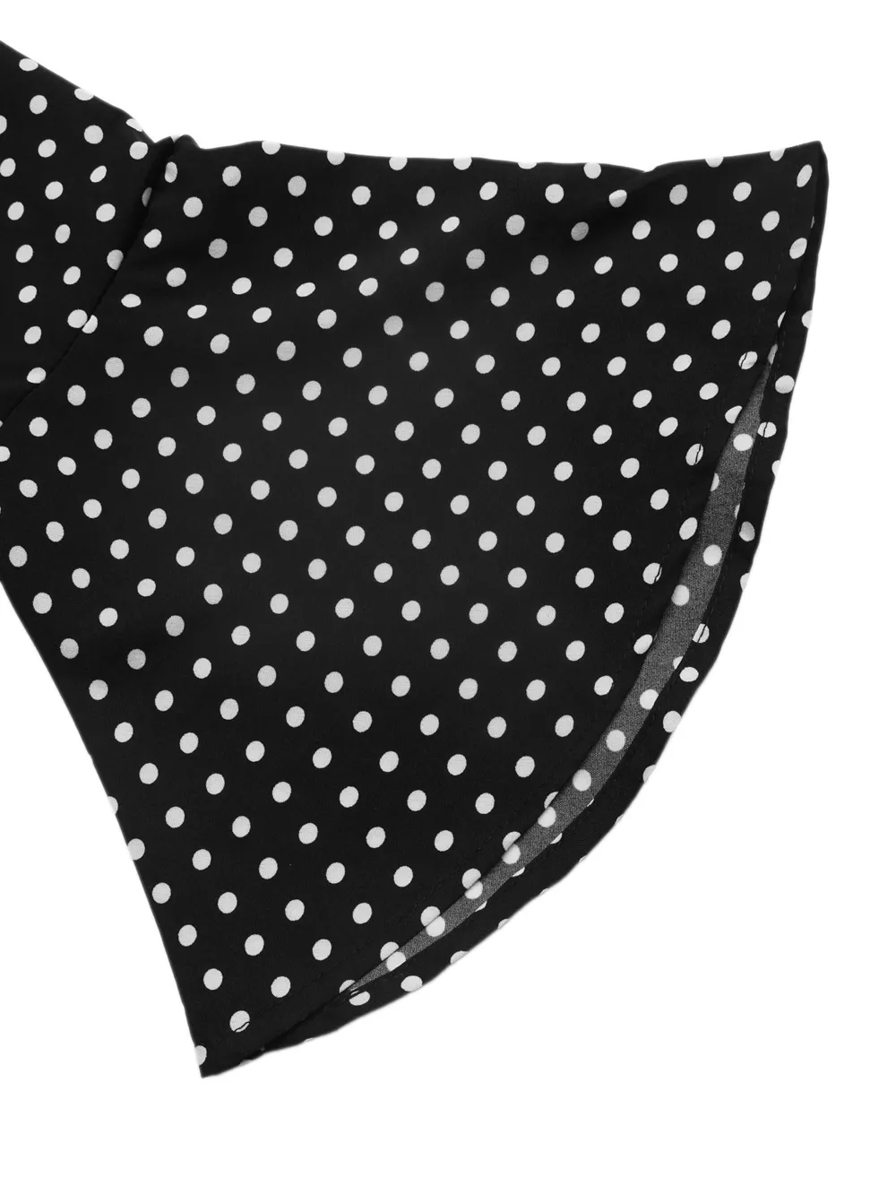 Polka Dot Flare Sleeve Maxi Dress, image 7