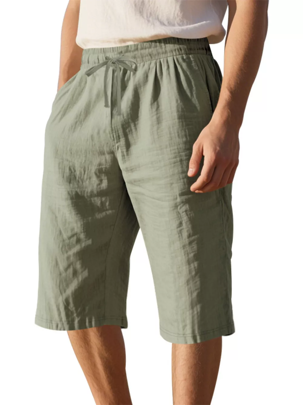 Men's Full Size Casual Drawstring Shorts Plus Size, image 11