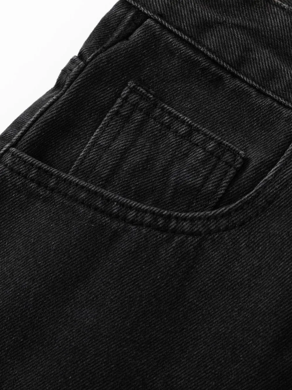 Men's Washed Denim Bermuda Shorts, image 3