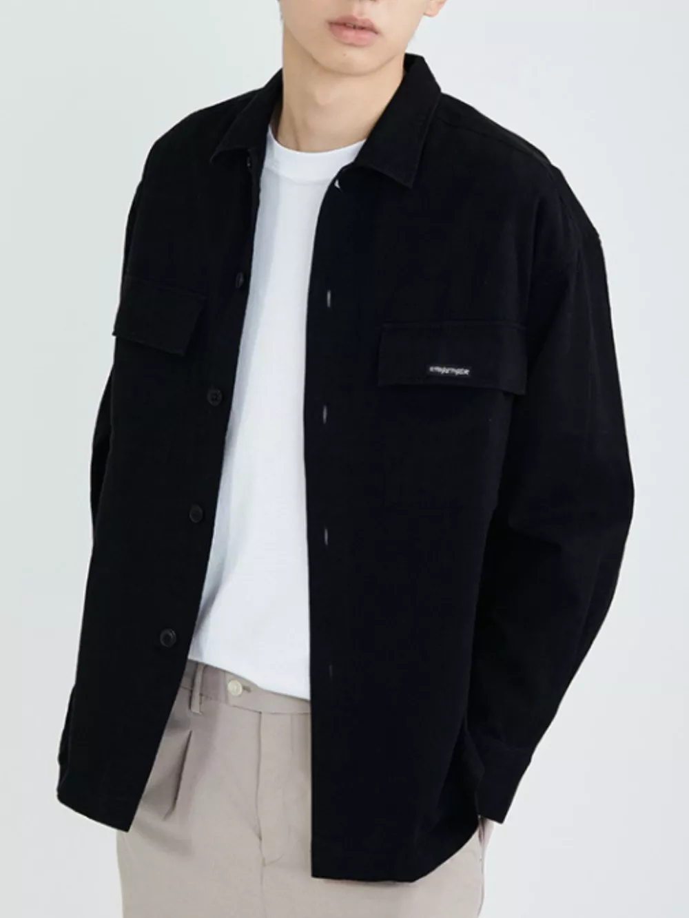Men's Plus Size Casual Button Up Shirt