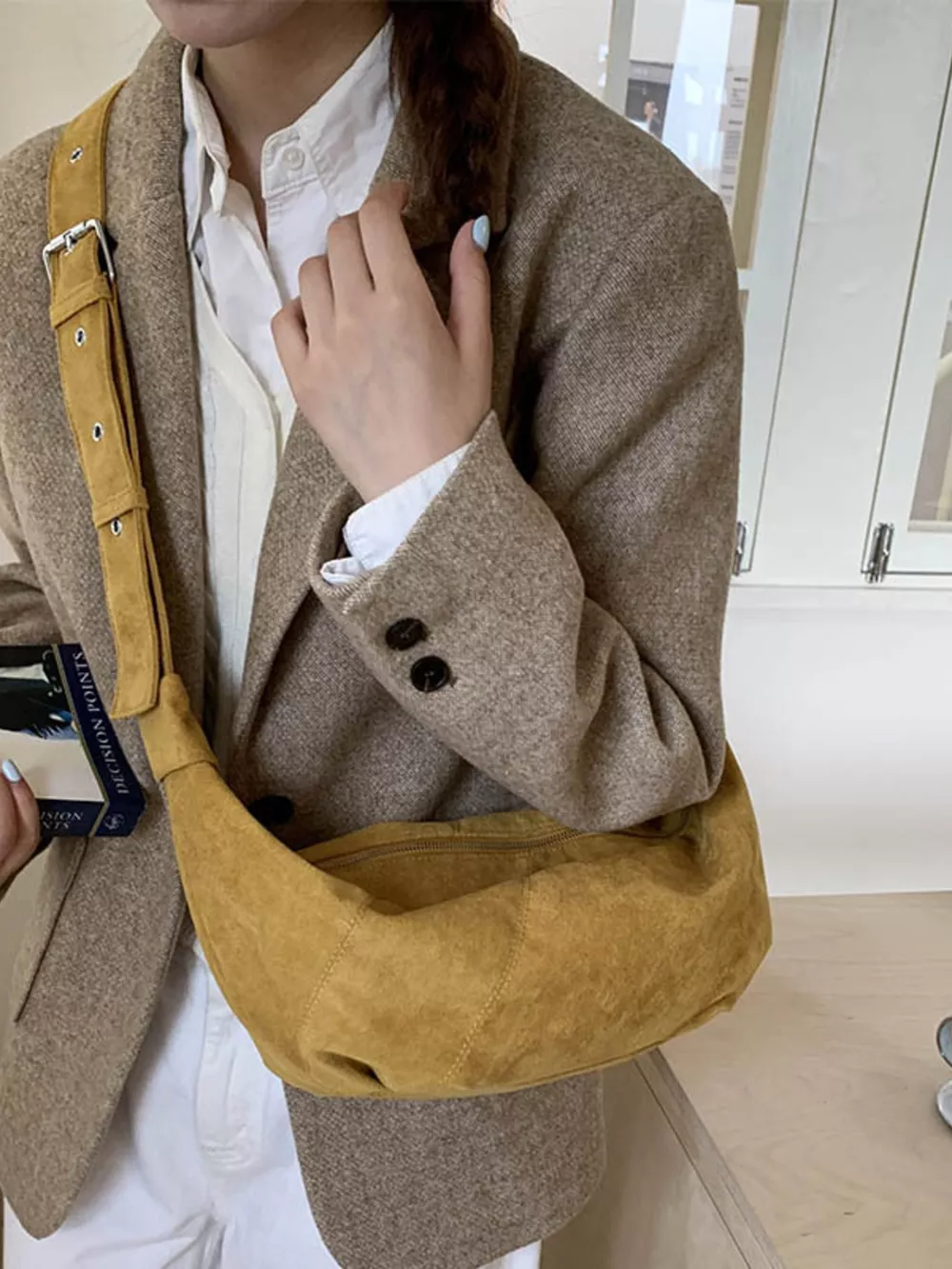 Casual Adjustable Strap Crossbody Bag, image 7