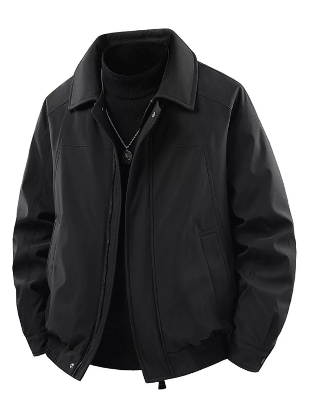 Men's Zip Up Casual Jacket