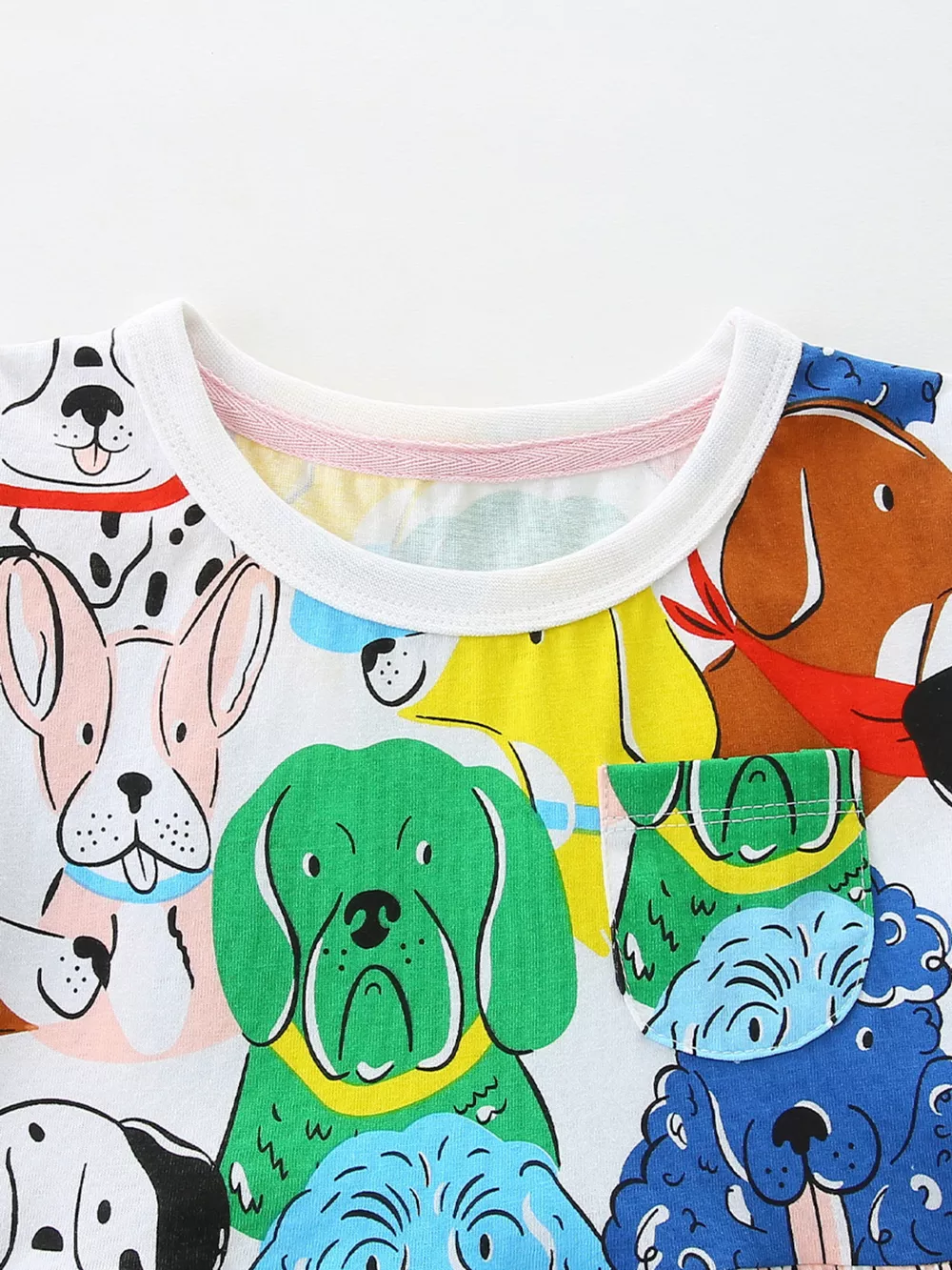 Children's Cartoon Dog Print Casual Dress, image 3