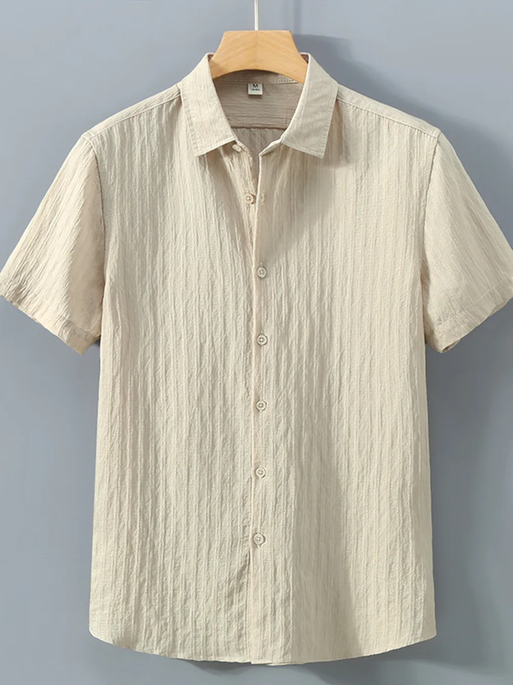 Men's Plus Size Button Up Short Sleeve Shirt, image 10