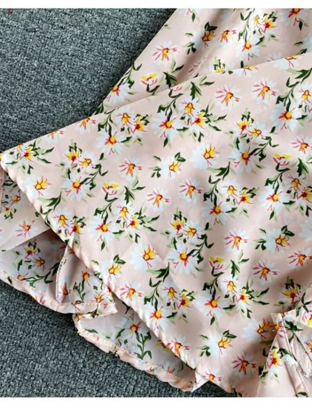 Floral Print V-Neck Midi Dress, image 16