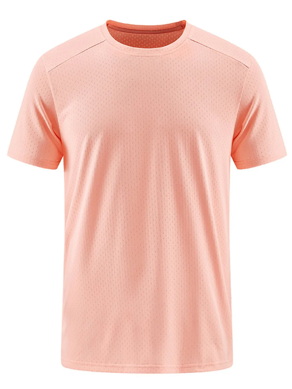Men's Plus Size Round Neck Short Sleeve Active T-Shirt, image 5