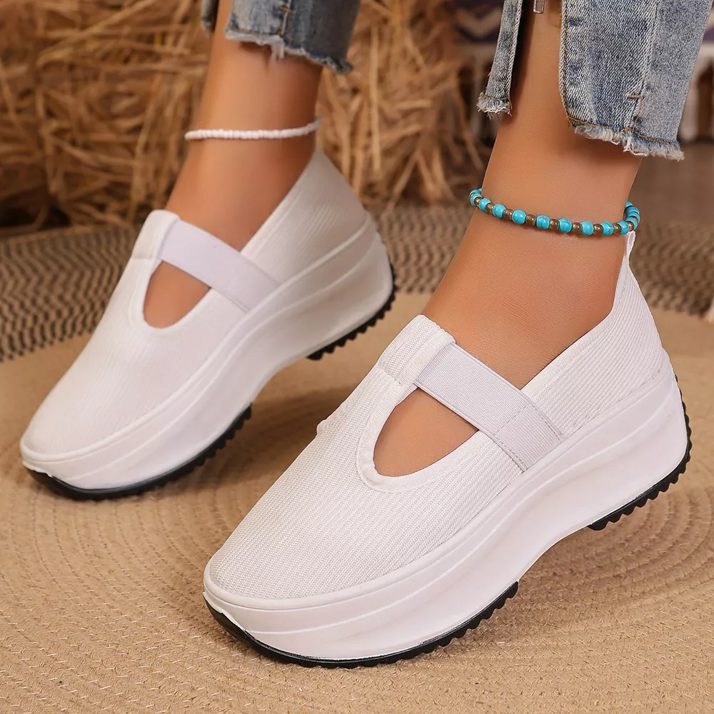 Round Toe Platform Slip-Ons, image 9