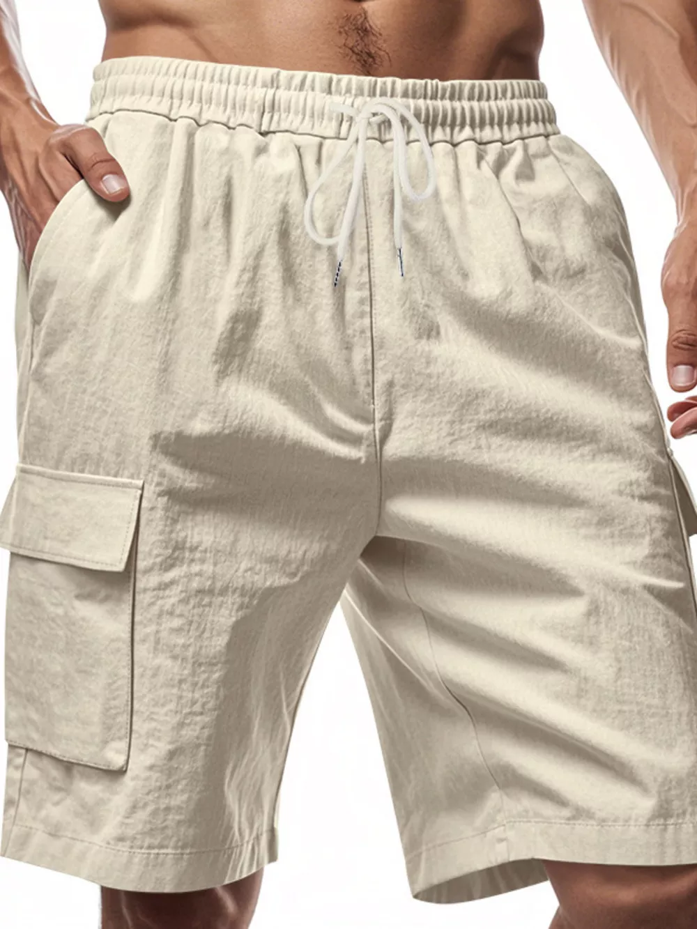 Men's Full Size Casual Lightweight Cargo Shorts Plus Size, image 5