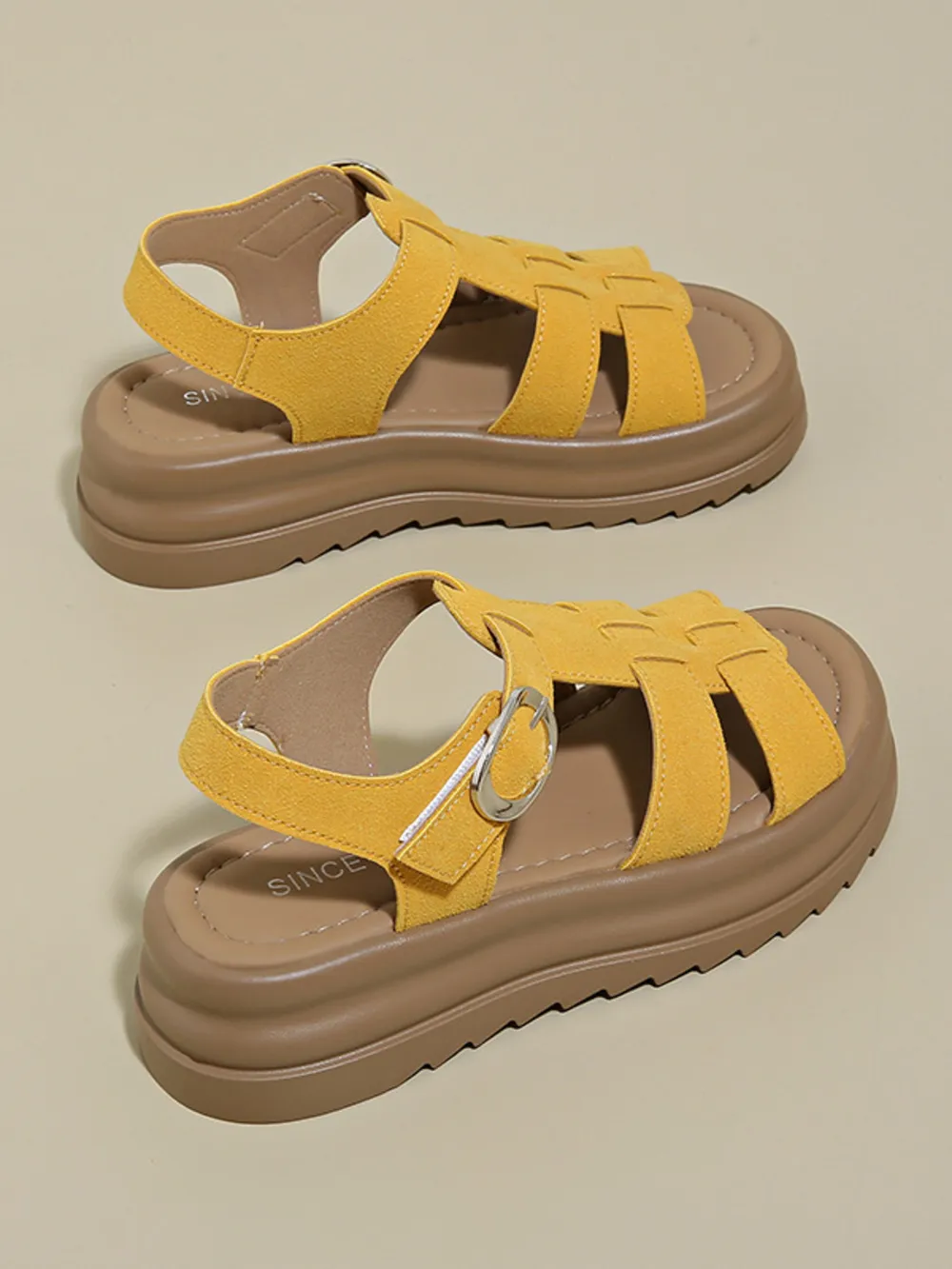 Platform Sandals with Ankle Strap, image 8