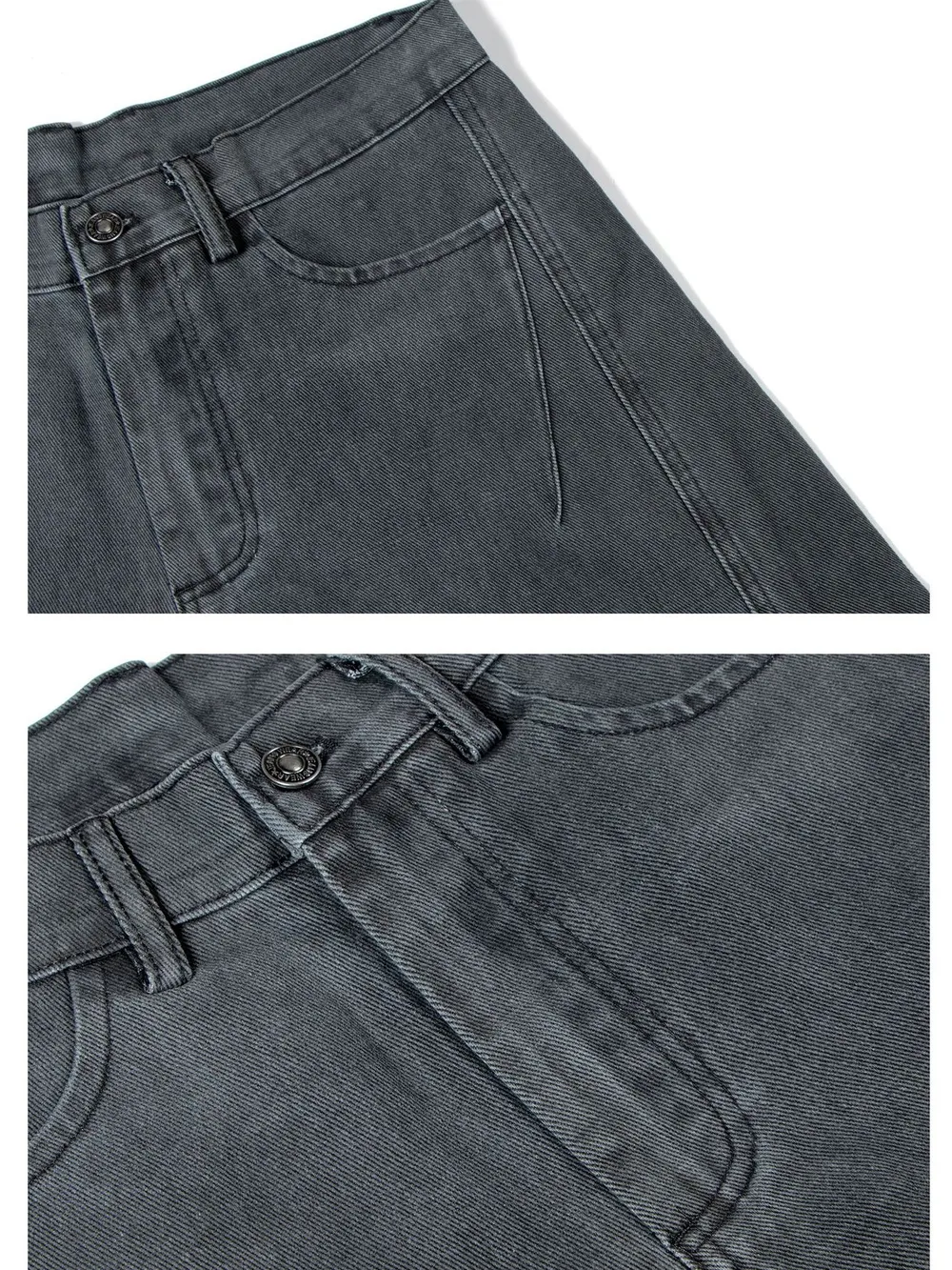 Men's Washed Wide Leg Pants, image 7