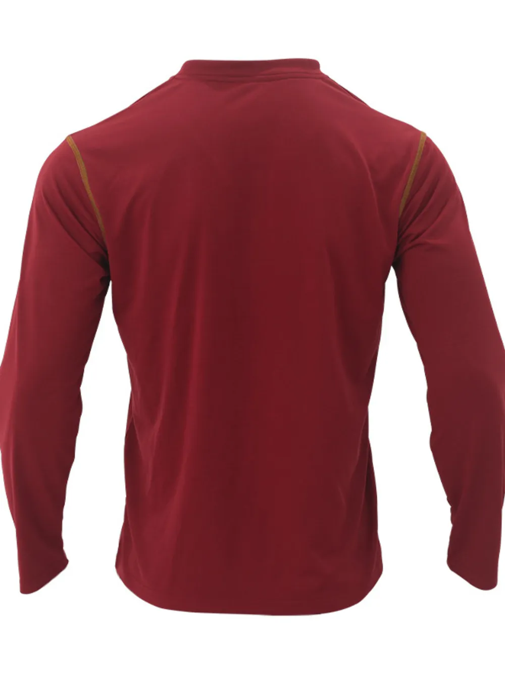 Men's Full Size Long Sleeve Polo with Contrast Trim Plus Size, image 10