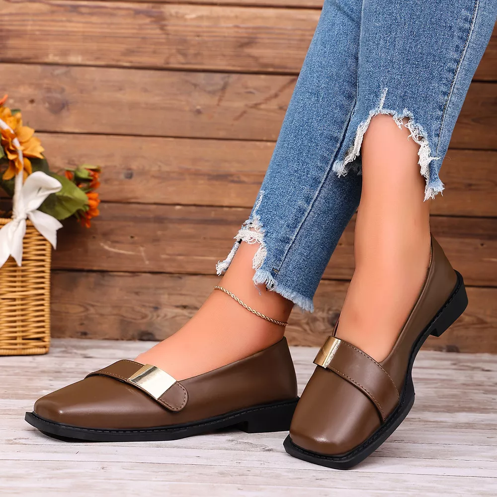 Square Toe Slip-Ons, image 6