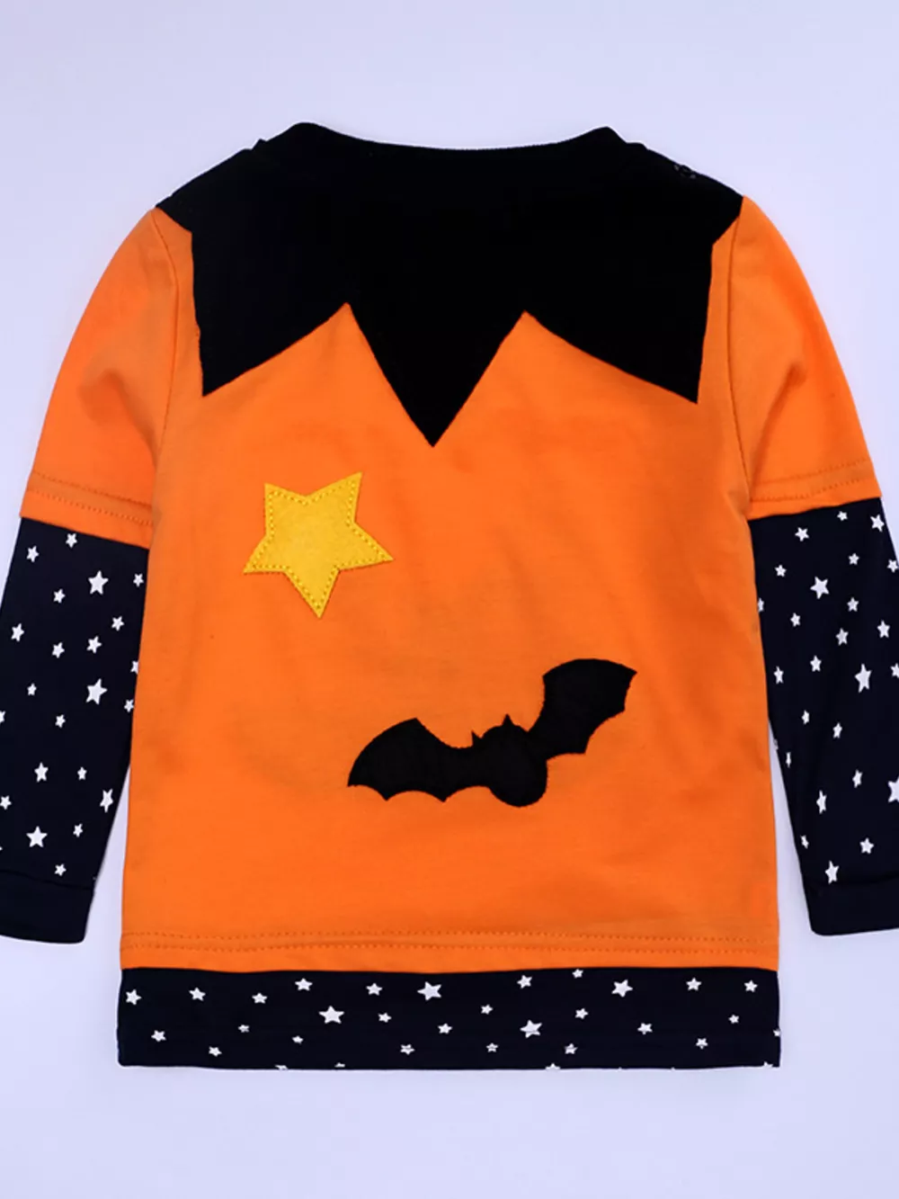 Children's Halloween Pumpkin Face Long Sleeve 4-Piece Set, image 2