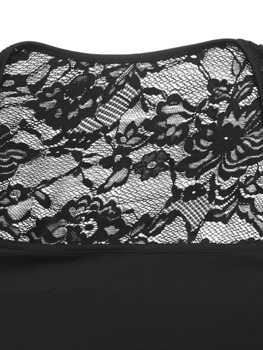 Lace Sleeve Square Neck Top, image 10