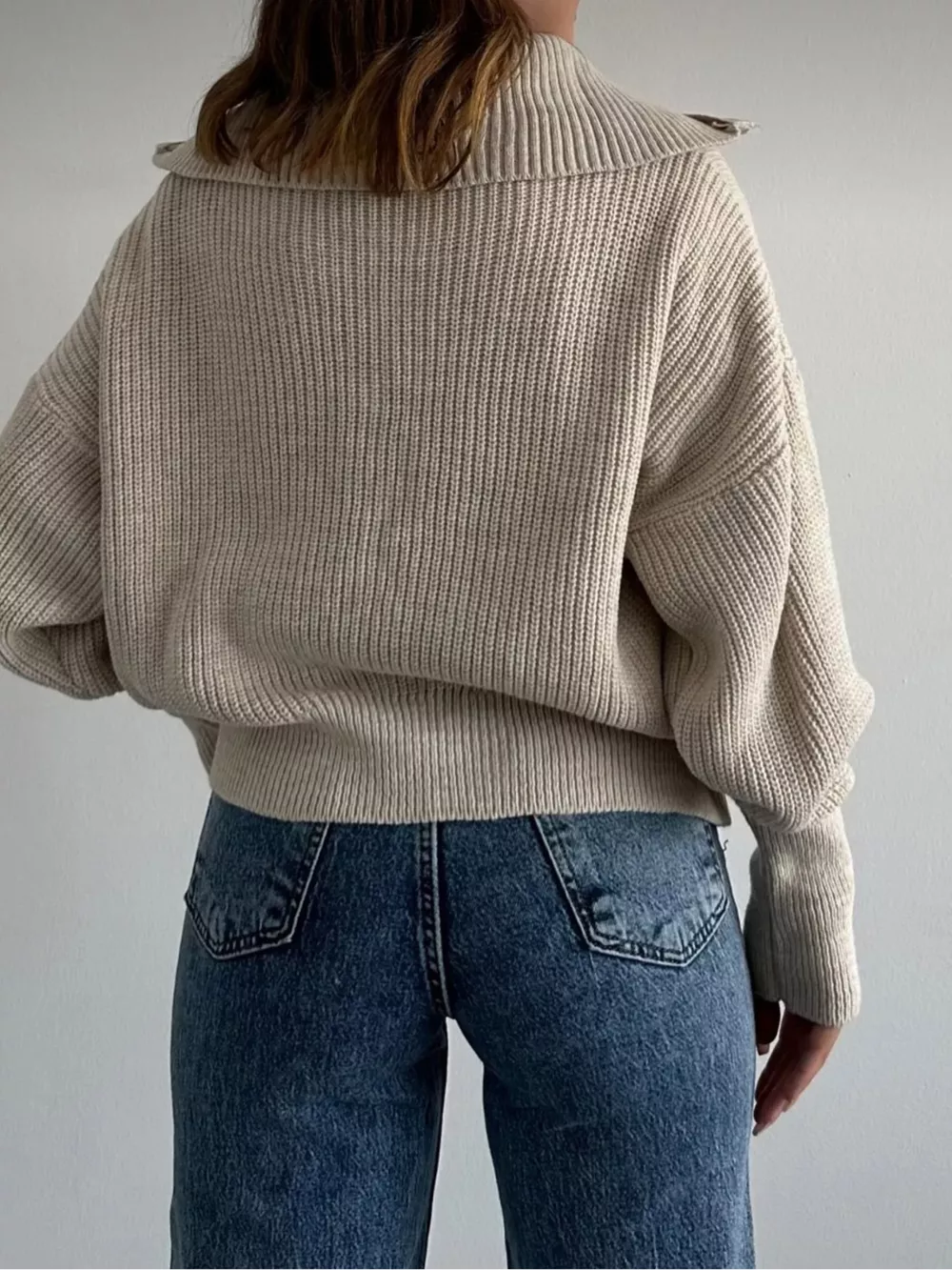 Zip Up Dropped Shoulder Cardigan, image 27