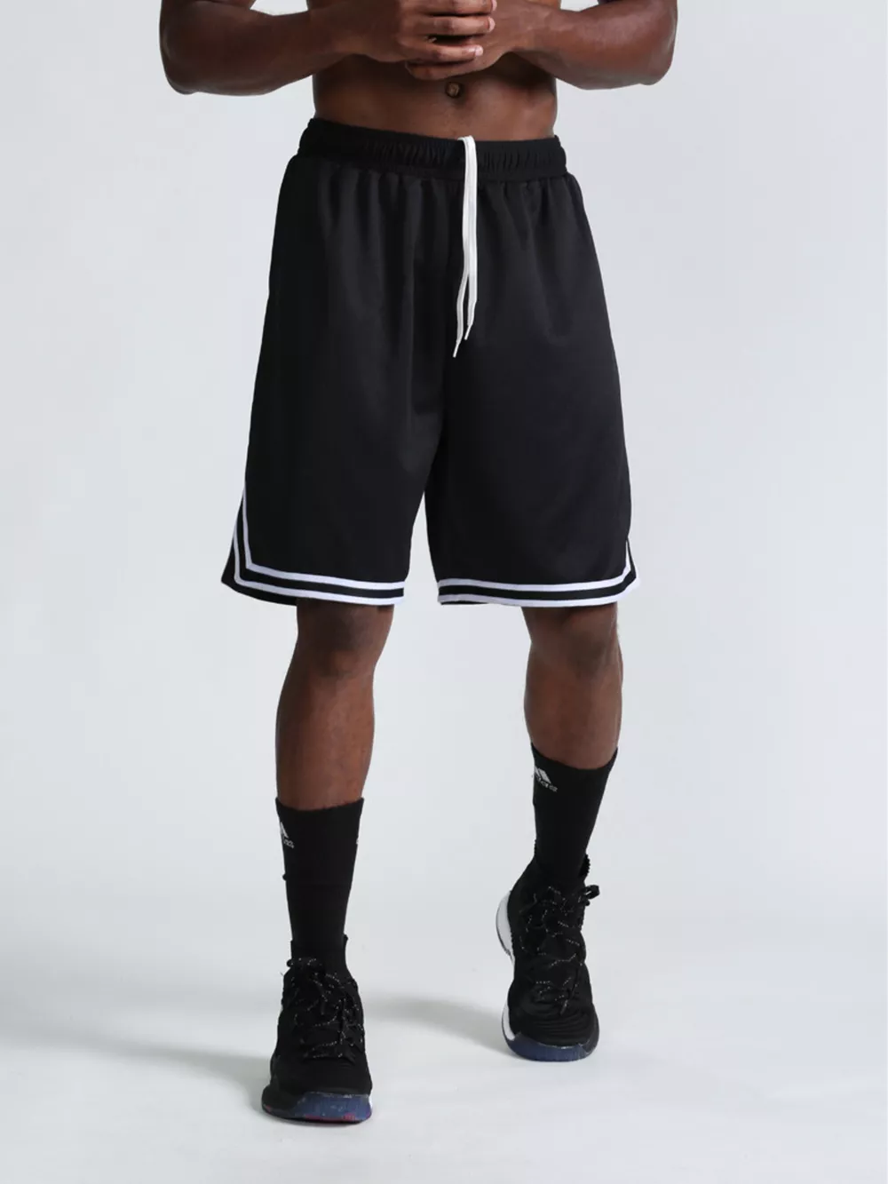 Men's Plus Size Drawstring Breathable Quick-Dry Athletic Active Shorts