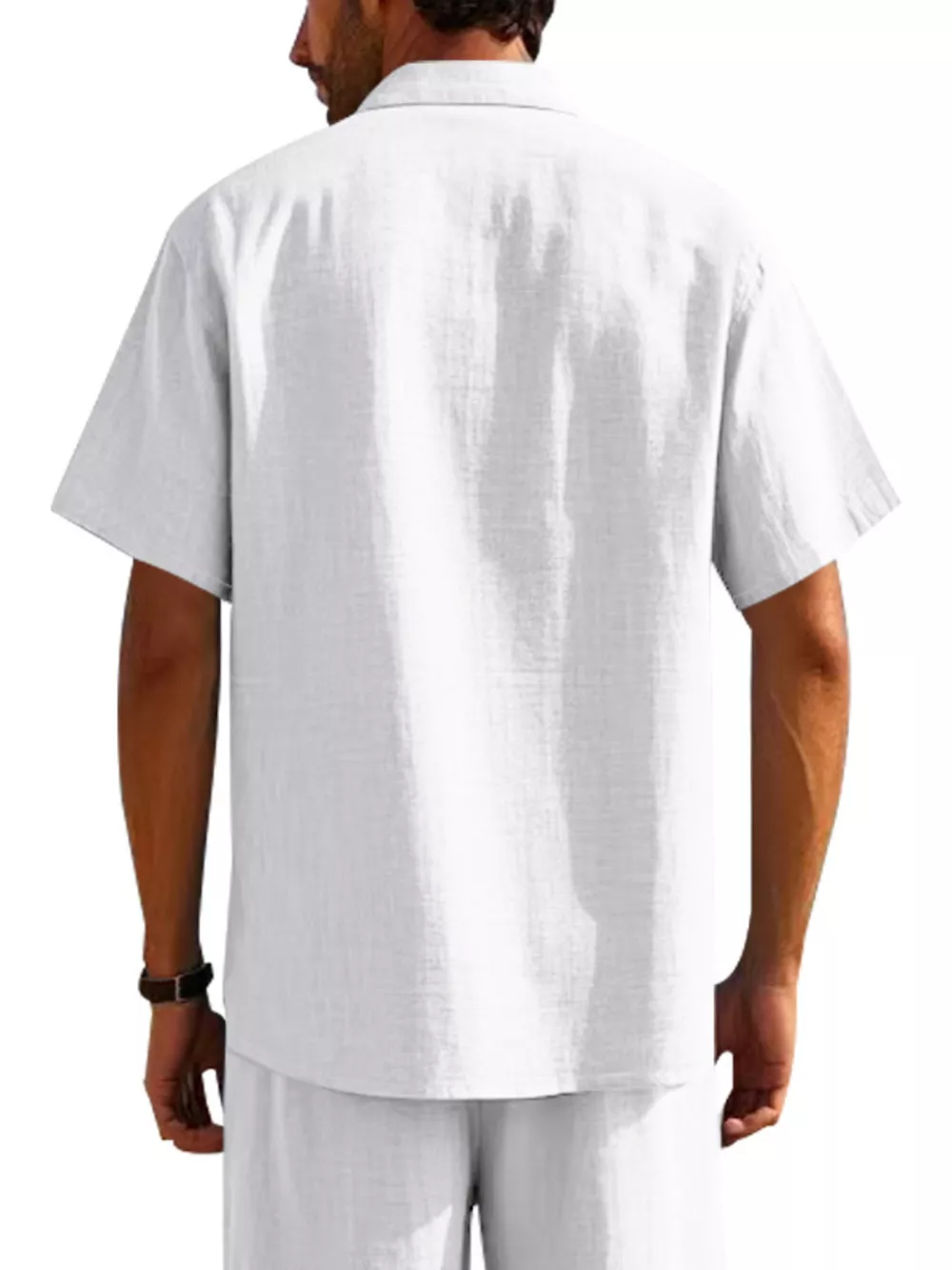 Men's Full Size Short Sleeve Shirt with Pockets Plus Size, image 16