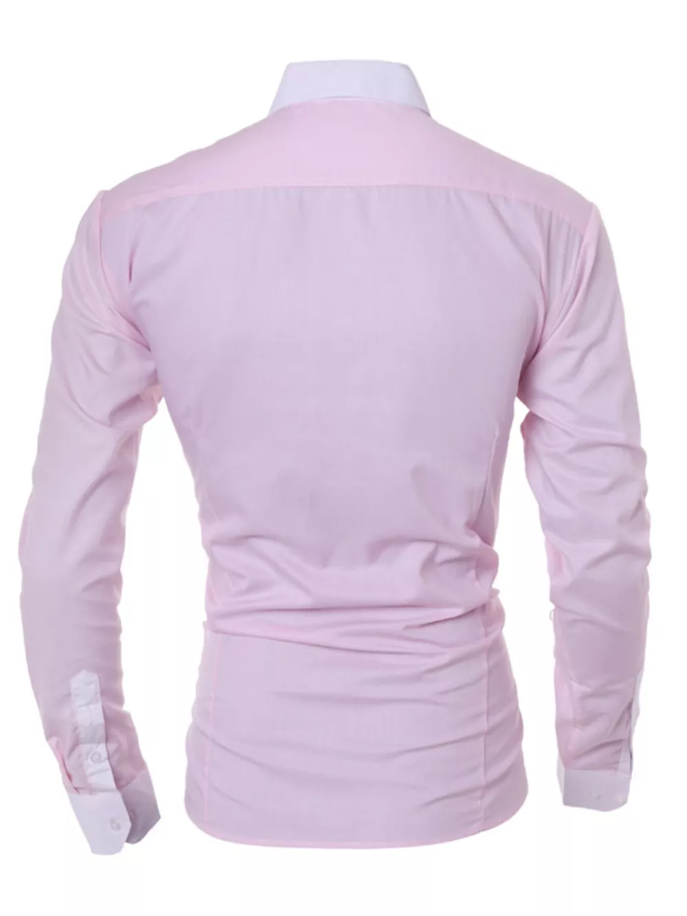 Men's Slim Fit Long Sleeve Shirt, image 9