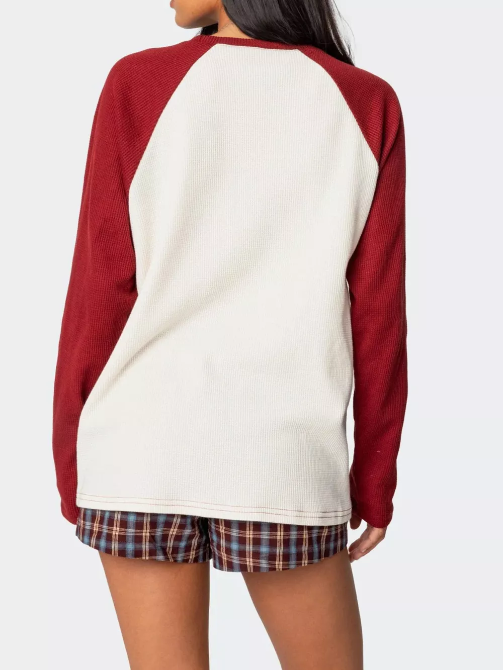 Color-Block Raglan Long Sleeve T-Shirt, image 12