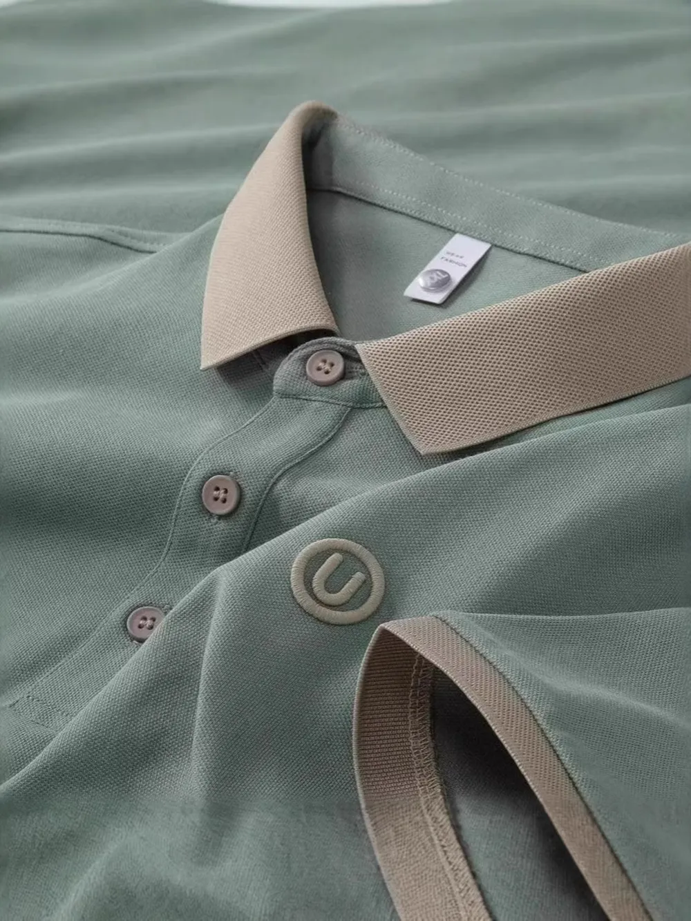 Men's Classic Contrast Short Sleeve Collar Polo Shirt, image 7