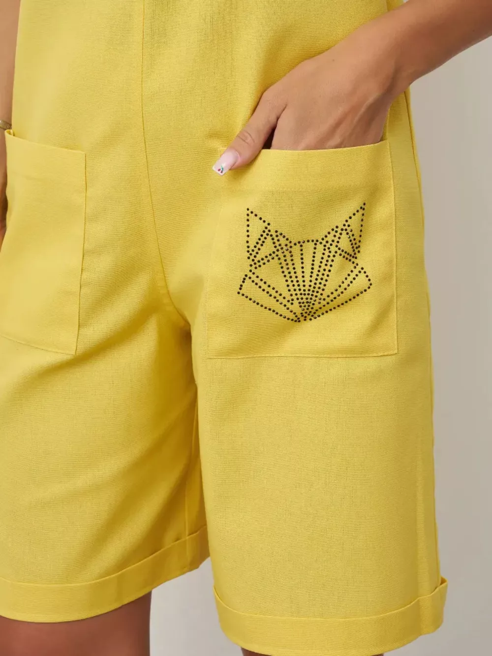 Sleeveless Tie-Strap Romper, image 15