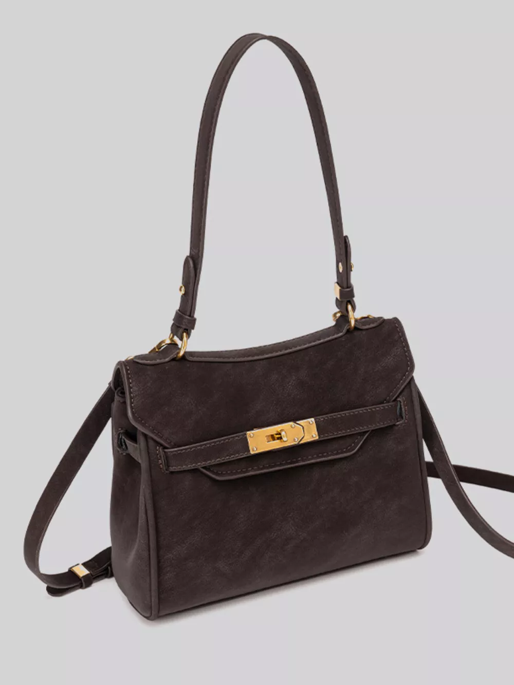 Gold-Tone Hardware Crossbody Bag, image 5