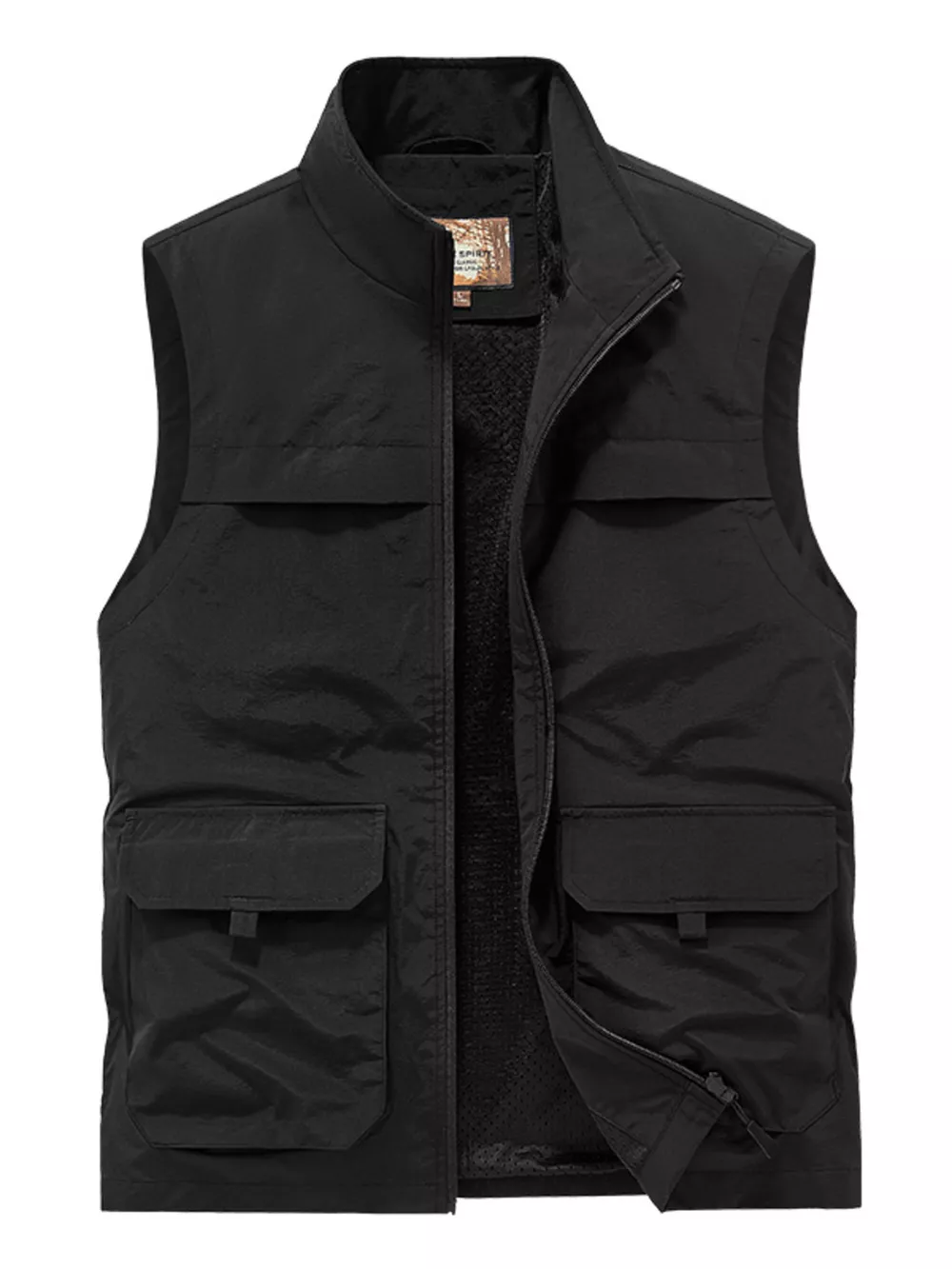Men's Plus Size Lightweight Multi-Pocket Outdoor Vest, image 3
