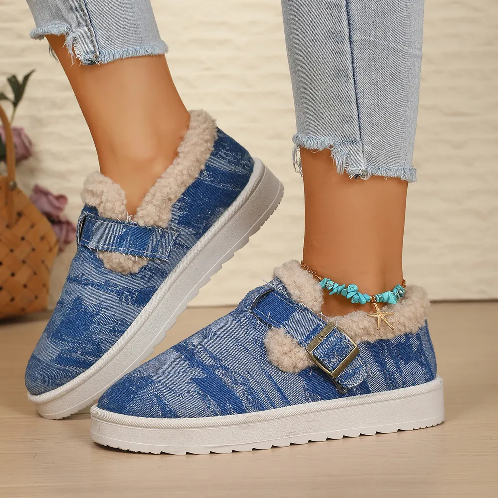 Round Toe Platform Ankle Boots, image 4