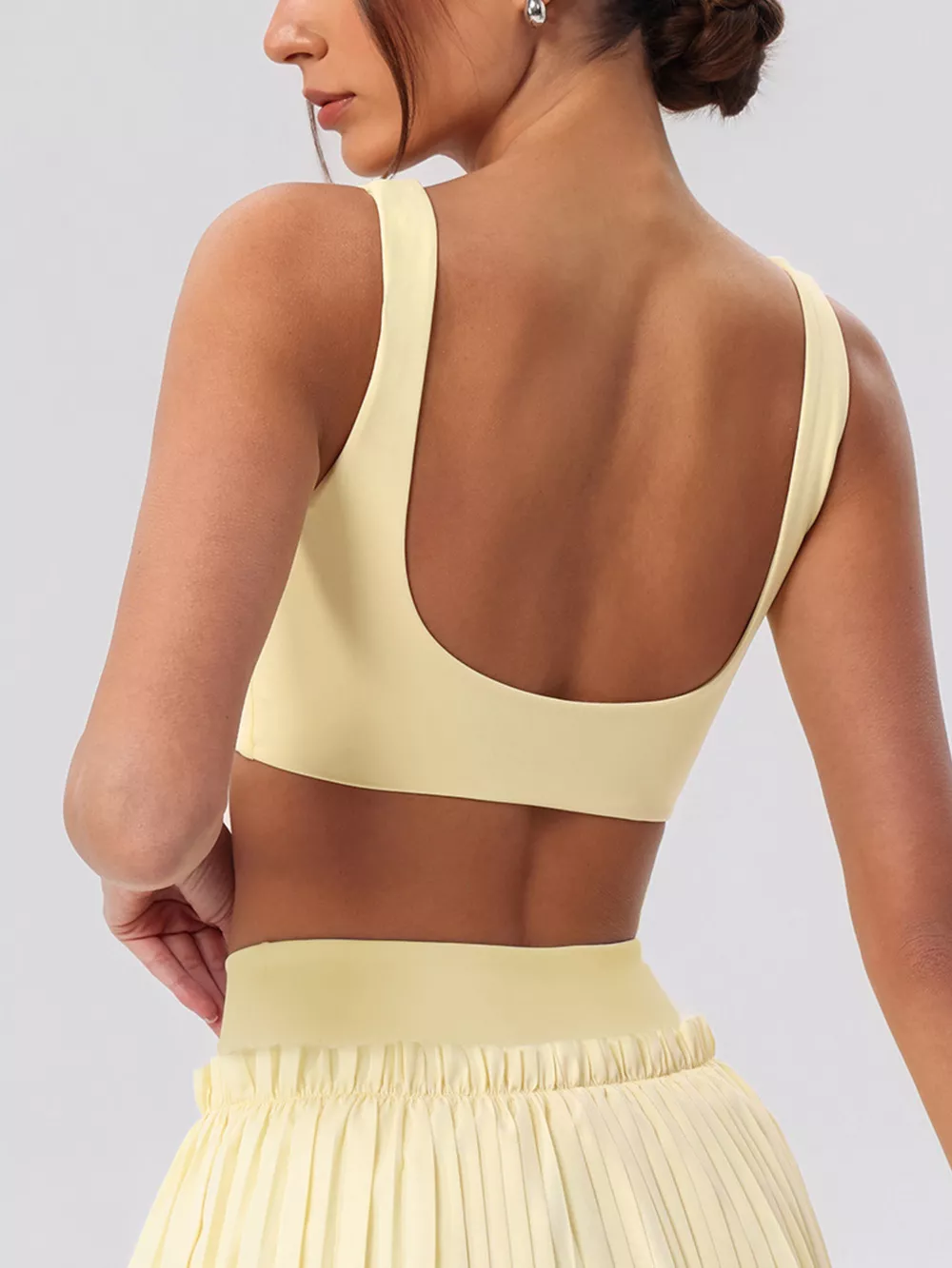 Sleeveless Top and Pleated Skirt Active Set, image 15