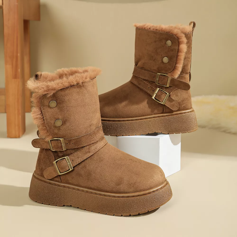 Round Toe Flats Boots, image 6