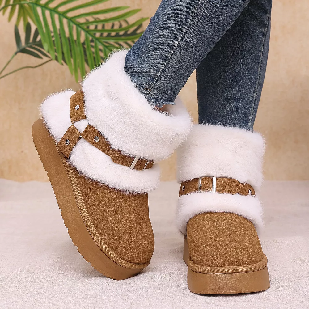 Round Toe Platform Boots, image 7