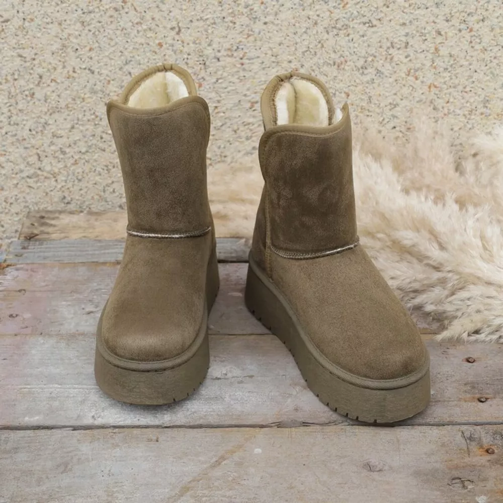 Round Toe Platform Boots, image 12