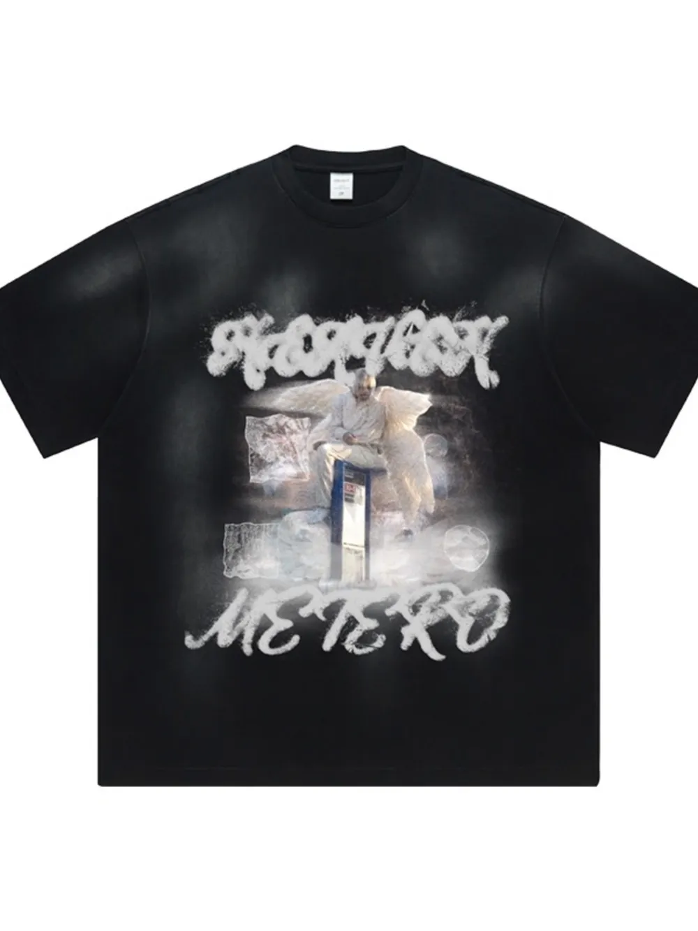 Men's Graphic Round Neck Short Sleeve T-Shirt