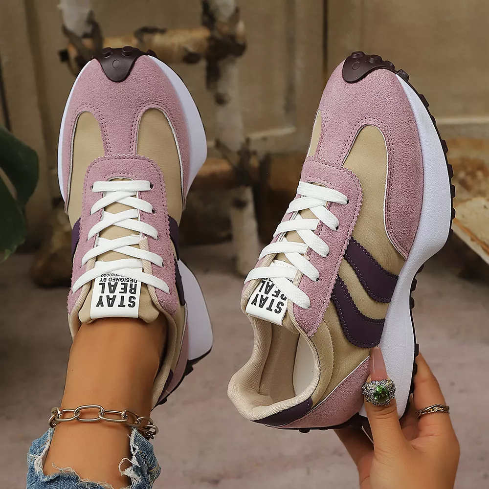 Round Toe Lace Up Sneakers, image 12