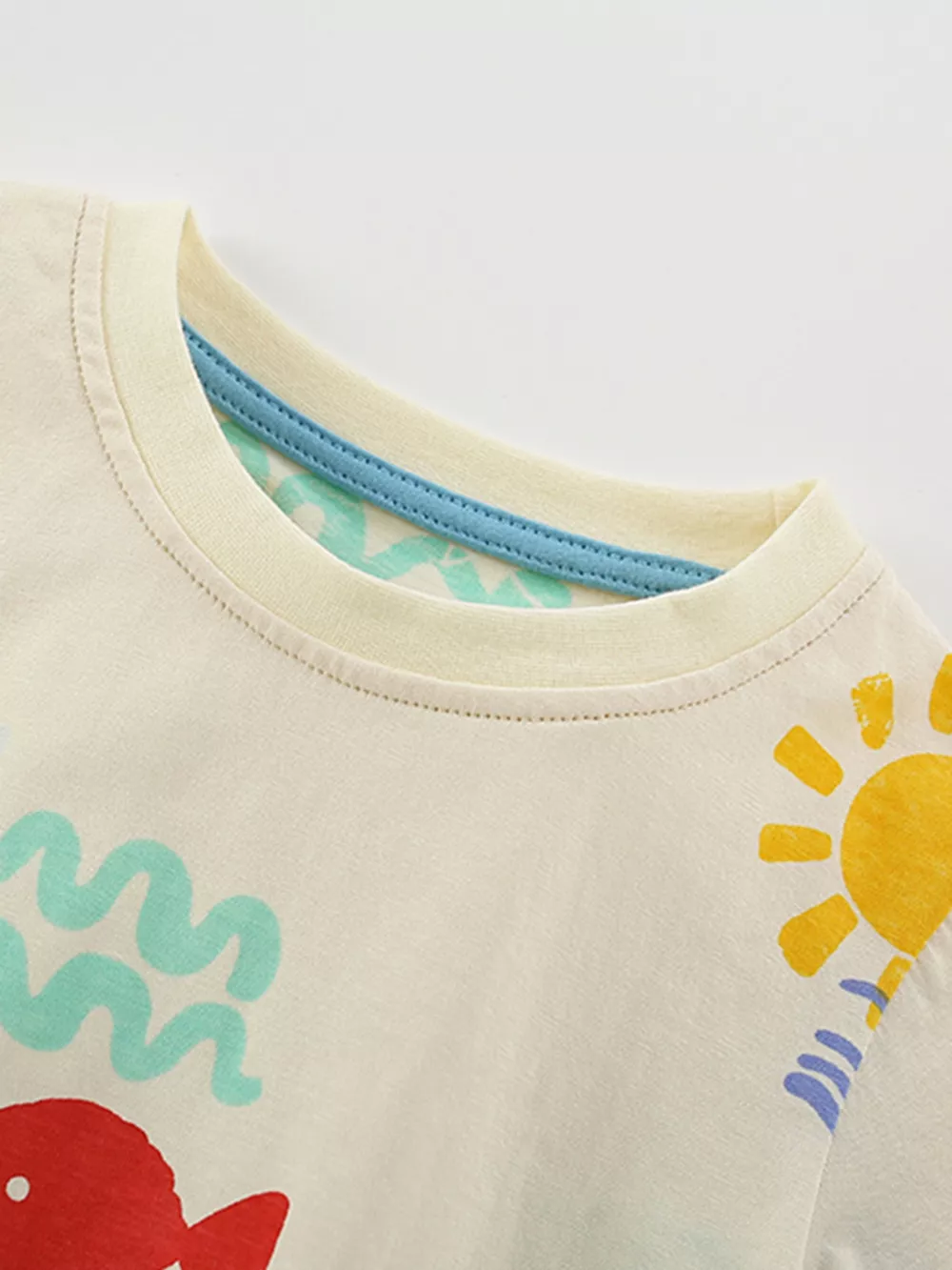 Children's Fish Short Sleeve Tee and Shorts Set, image 4