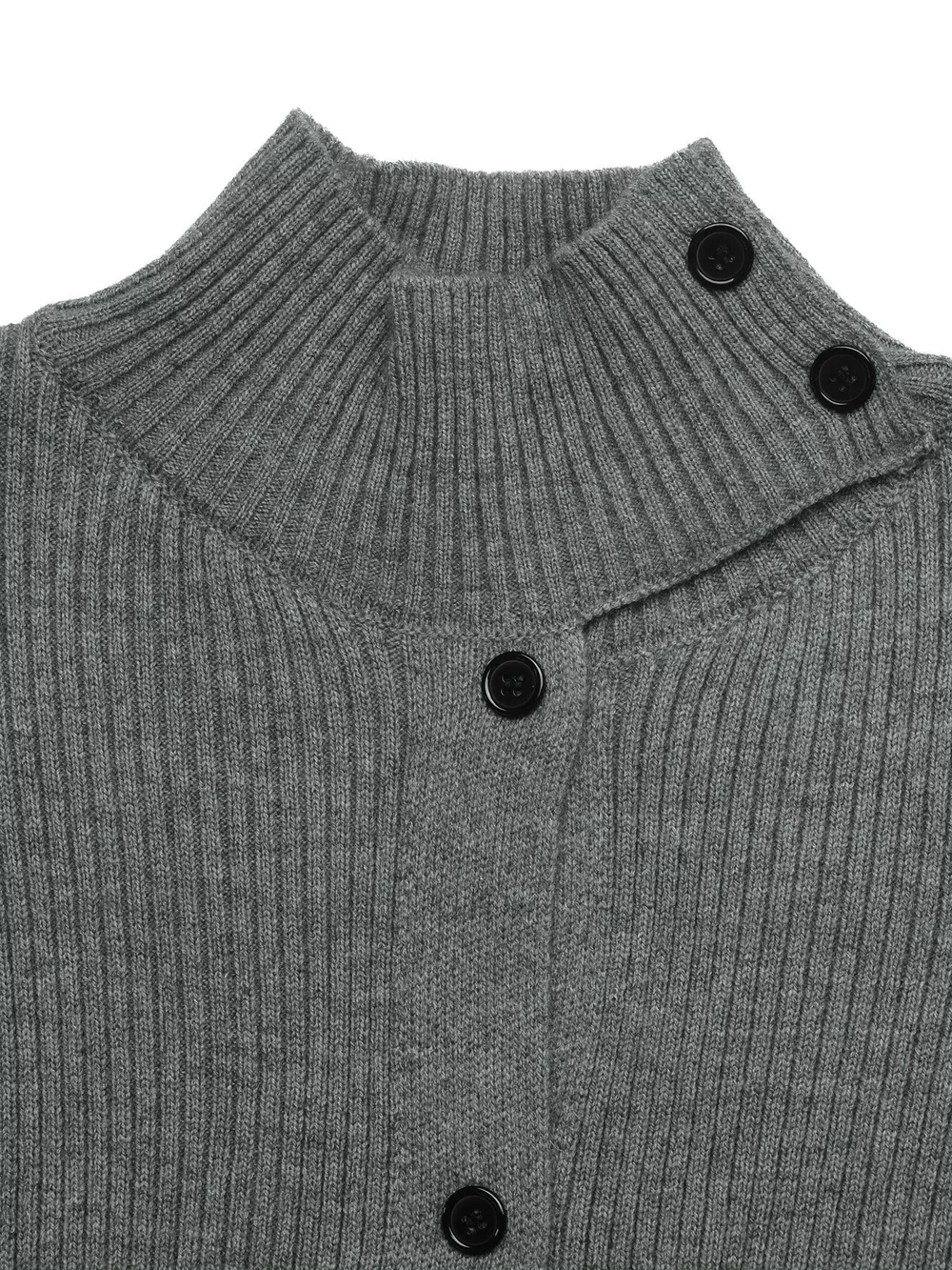 Turtleneck Button-Down Cardigan, image 9