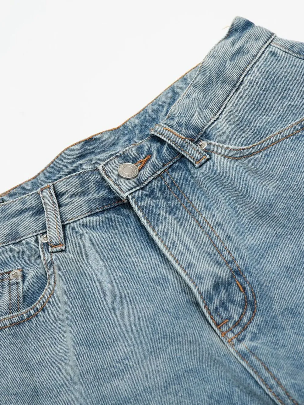 Men's Oversized Distressed Demin Shorts, image 5