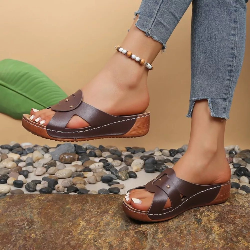 Open Toe Wedge Sandals, image 12