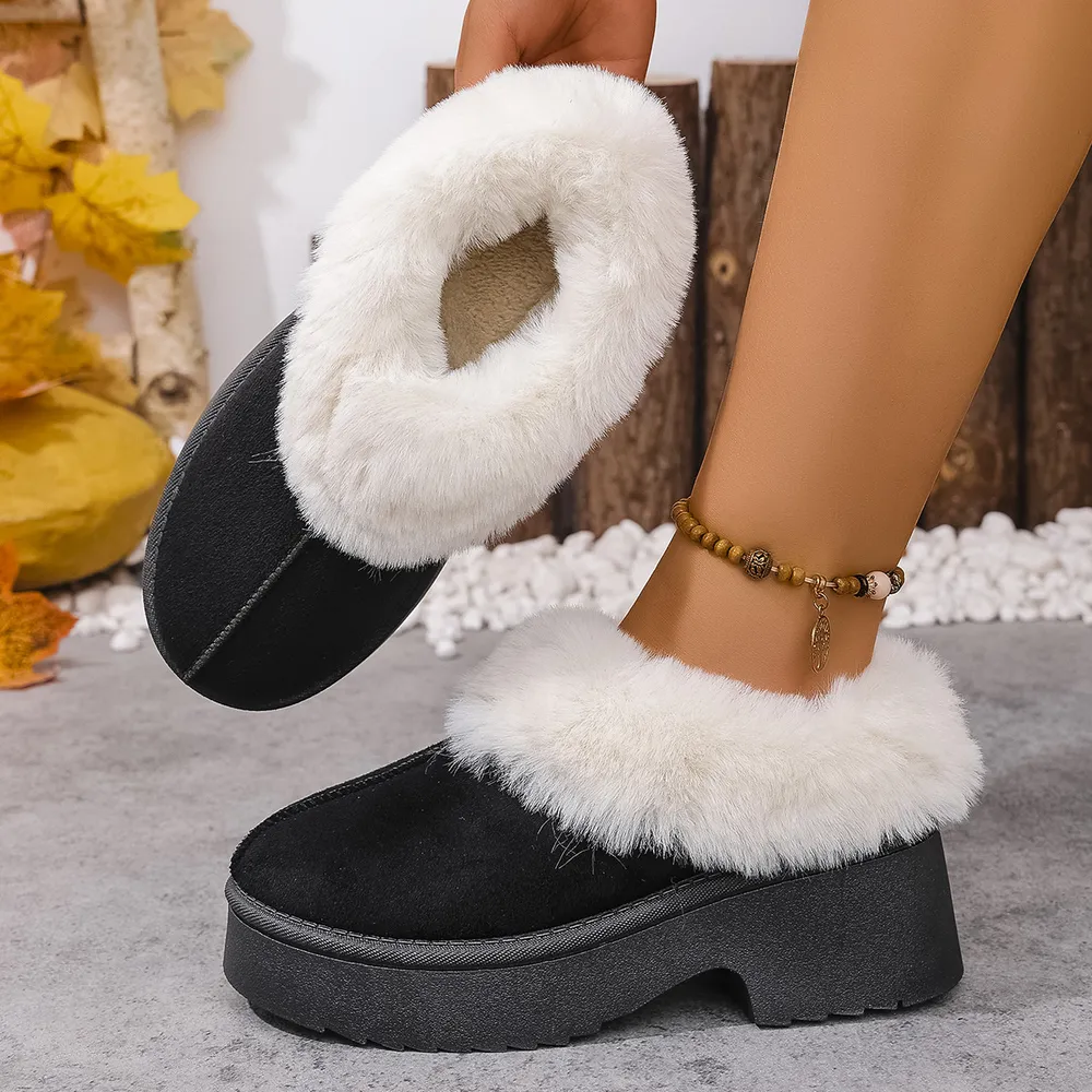 Cozy Fur-Lined Winter Platform Boots, image 5