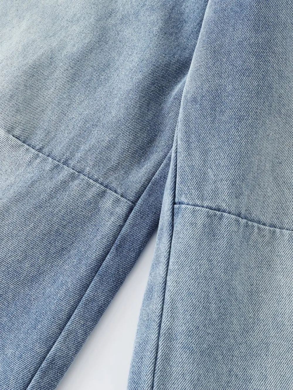 Men's Wide-Leg Vintage Wash Denim Jeans, image 8