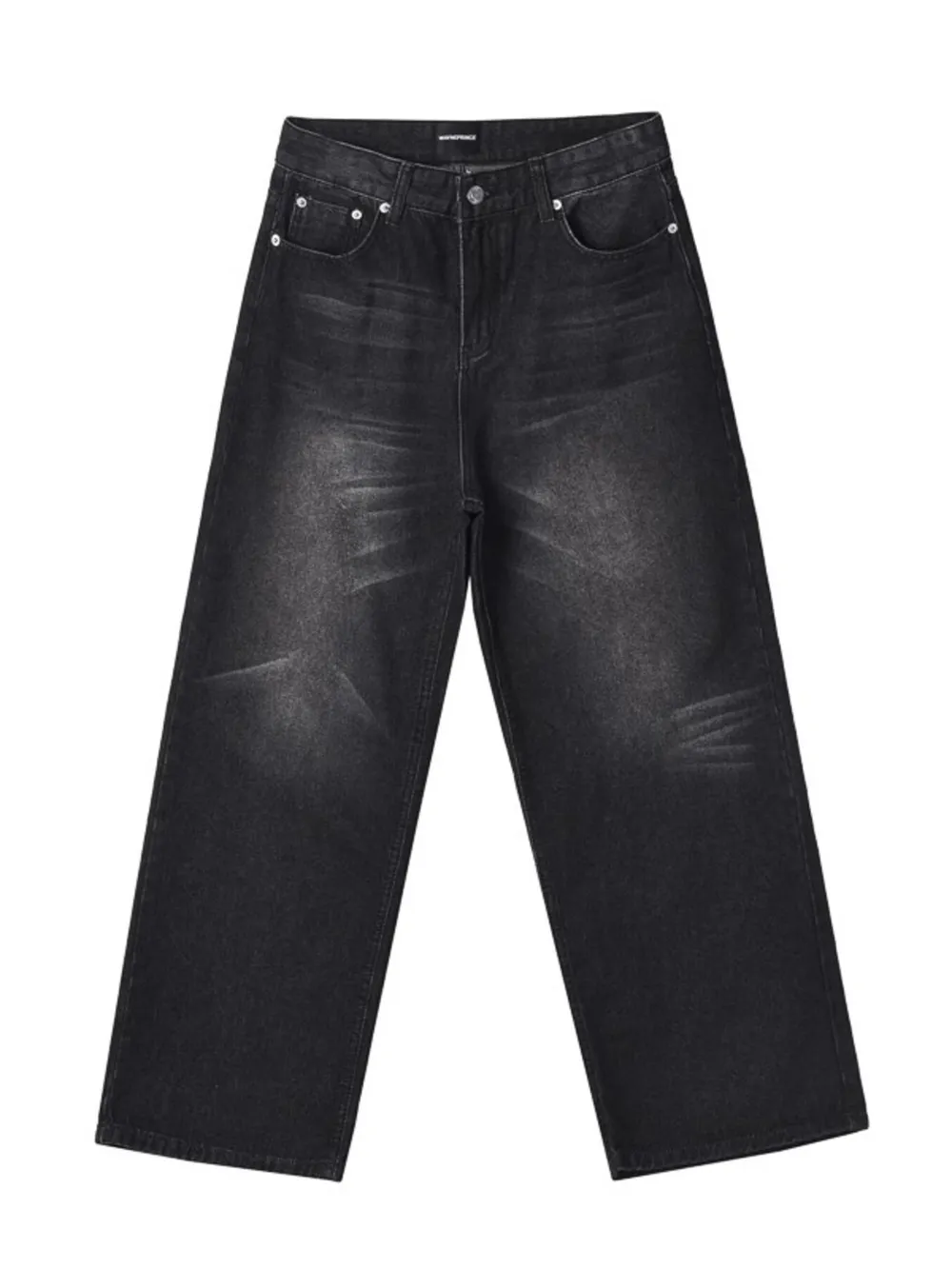 Men's Full Size Wide Leg Washed Baggy Jeans Plus Size, image 7