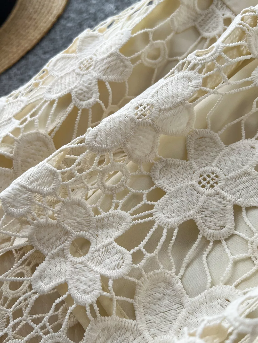 Lace Tiered Elastic Waist Skirt, image 8