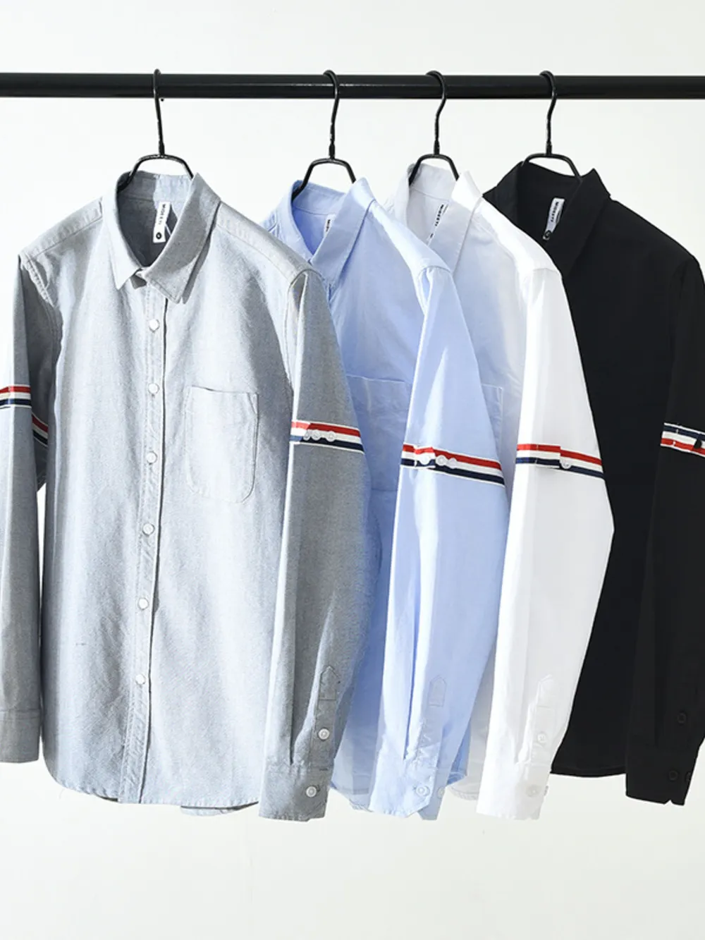 Men's Plus Size Long Sleeve Button-Up Shirt, image 10