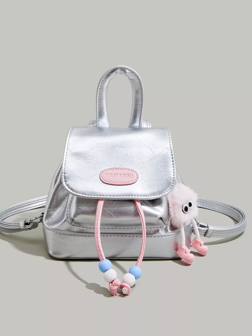 Lightweight Contrast Backpack Bag, image 3