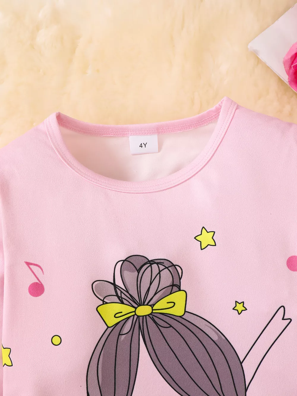 Children's Graphic Long Sleeve Top and Pants Set, image 5