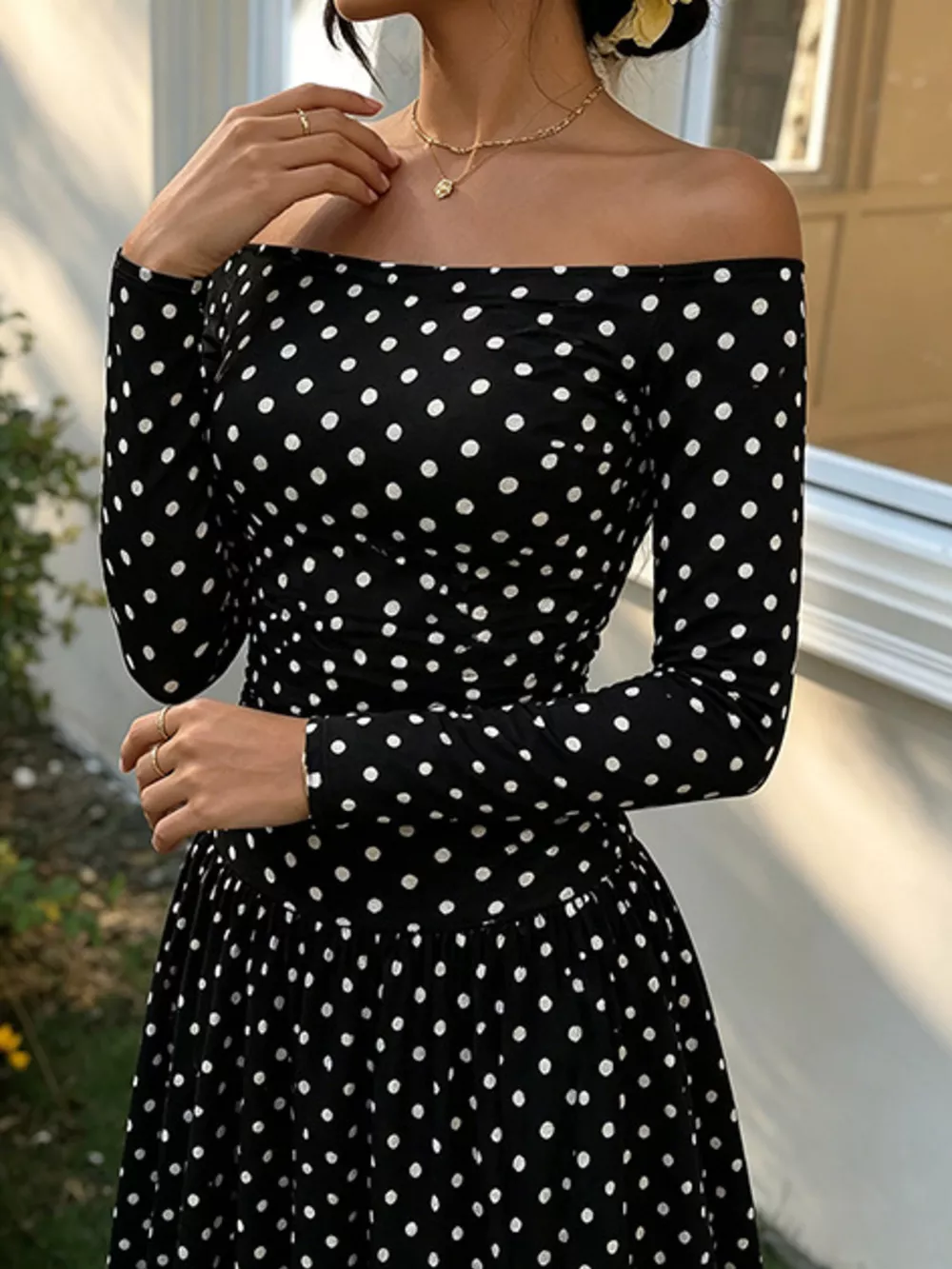 Off-the-Shoulder Maxi Dress, image 15