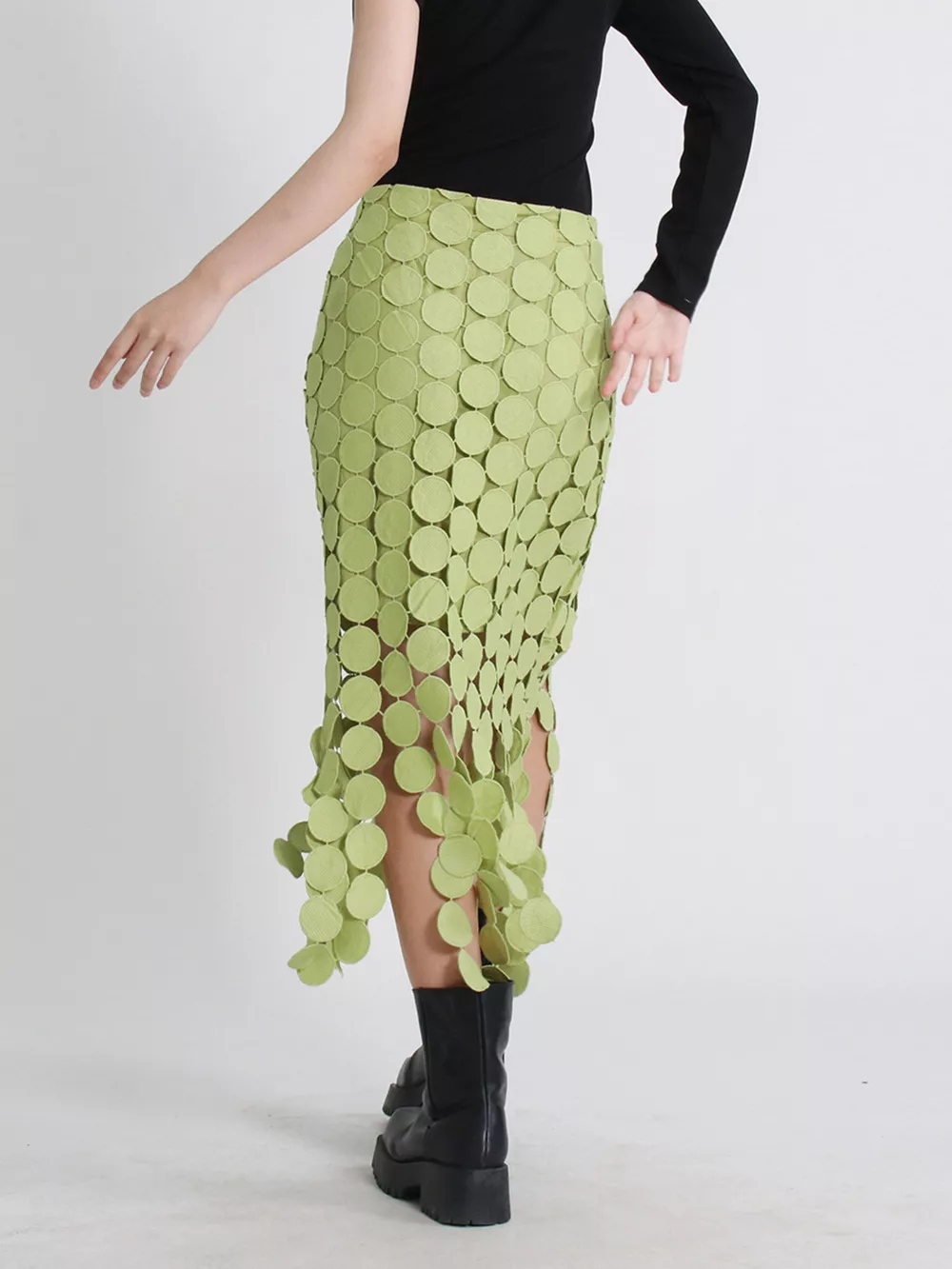 Fringe Midi Skirt, image 18