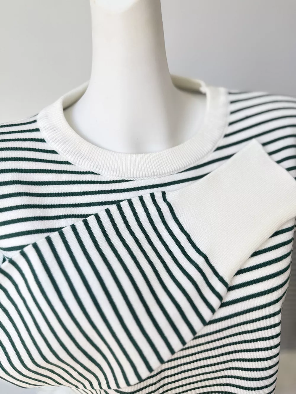 Striped Round Neck Knit Top, image 29